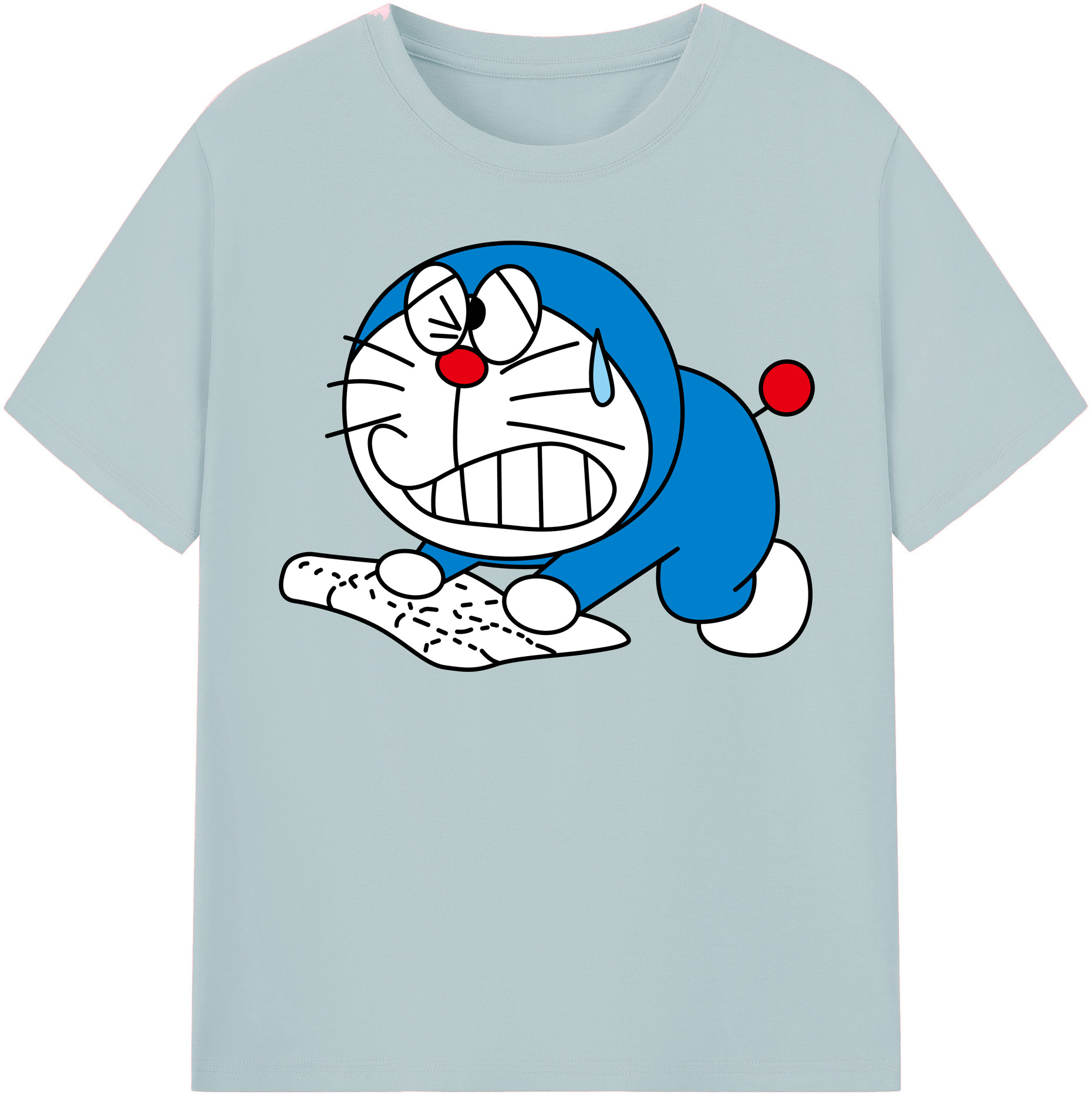 （画像用） ドラえもん Doraemon 綿100％半袖Tシャツ（フロントプリント）